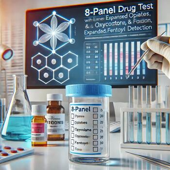 8 Panel With Expanded Opiates + OXY + Fentanyl Urine Drug Testing